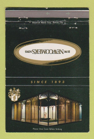 Matchbook Cover - DW Newcomer's WEAR 40 Strike