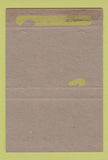 Matchbook Cover - Buckley Cleaners peacock 40 Strike