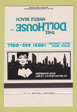 Matchbook Cover - Doll House Strip Club Myrtle Beach SC girlie 40 Strike
