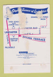 Matchbook Cover - Skylark Terrace Lancaster CA SAMPLE WEAR 40 Strike