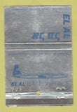 Matchbook Cover - El Al Israel Airlines WORN 40 Strike