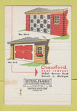 Matchbook Cover - Crawford Garage Door Portland OR 40 Strike