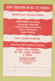 Matchbook Cover - Industrial Heat Treading Derby CT 40 Strike