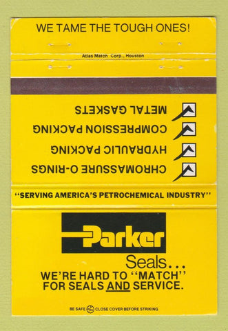 Matchbook Cover - Parker Seals 40 Strike