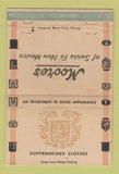 Matchbook Cover - Kuppenheimer Men's Clothes Santa Fe NM WORN 40 Strike
