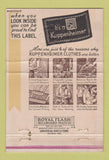 Matchbook Cover - Kuppenheimer Men's Clothes Santa Fe NM WORN 40 Strike