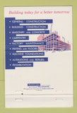 Matchbook Cover - Barton Malow General Contractors Detroit MI 40 Strike
