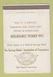 Matchbook Cover - Savings Banks' New Castle NH Convention 1956 40 Strike