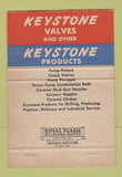 Matchbook Cover - Keystone Valve Corp Houston TX 40 Strike