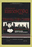 Matchbook Cover - Doll House Strip Club Fort Lauderdale FL girlie 40 Strike