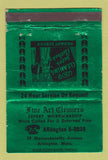 Matchbook Cover - Fine Art Cleaners Arlington MA 40 Strike