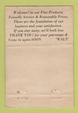 Matchbook Cover - Walt Rothenborg Boats Motors Danbury CT ADVANCE POOR 40 Strike