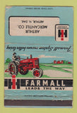 Matchbook Cover - International Harvester Tractors Arthur ND WORN 40 Strike