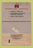 Matchbook Cover - International Harvester Tractors Arthur ND WORN 40 Strike