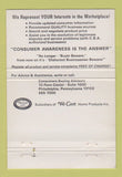 Matchbook Cover - Consumer Buying Advisory Philadelphia PA 40 Strike