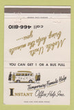 Matchbook Cover - Instant Office Help Temp Milwaukee WI 40 Strike