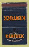 Matchbook Cover - Kentuck Zware Shag Tobacco? WORN 40 Strike