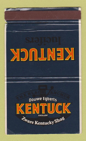 Matchbook Cover - Kentuck Zware Shag Tobacco? WORN 40 Strike
