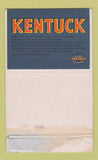 Matchbook Cover - Kentuck Zware Shag Tobacco? WORN 40 Strike