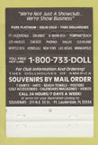 Matchbook Cover - Doll House Strip Club Fort Lauderdale FL girlie 40 Strike