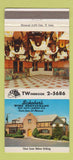 Matchbook Cover - Schober's Wine Restaurant St Louis MO 30 Strike
