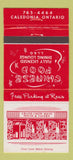 Matchbook Cover - Grand Chow Mein Chinese Restaurant Caledonia ON 30 Strike