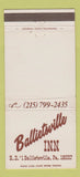 Matchbook Cover - Ballietsville Inn PA 30 Strike
