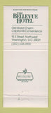 Matchbook Cover - Bellevue Hotel Washington DC 30 Strike