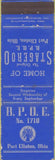 Matchbook Cover - Matchbook Cover Elks Club Port Clinto OH Merchants WEAR