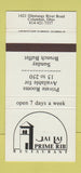 Matchbook Cover - Jai Lai Prime Rib Columbus OH 30 Strike