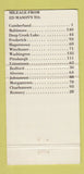 Matchbook Cover - Ed MASon's Restaurant Cumberland MD WEAR 30 Strike