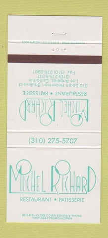 Matchbook Cover - Michel Richard Restaurant Los Angeles CA 30 Strike
