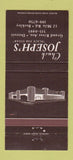 Matchbook Cover - Chuck Joseph's Steak Berkley MI 30 Strike