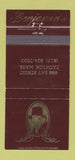 Matchbook Cover - Benjamin's Taunton MA 30 Strike