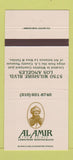 Matchbook Cover - Al Amir Prince Lebanese Los Angeles CA 30 Strike