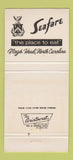 Matchbook Cover - Seafare Restaurant Nags Head NC 30 Strike