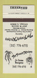 Matchbook Cover - French Kitchen Chicago IL 30 Strike