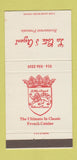 Matchbook Cover - La Cote Argent French Restaurant Larchmont NY 30 Strike