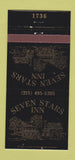 Matchbook Cover - Seven Stars Inn Phoenixville PA 30 Strike