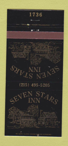 Matchbook Cover - Seven Stars Inn Phoenixville PA 30 Strike