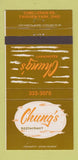 Matchbook Cover - Chung's Restaurant Fairview Park OH 30 Strike