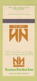 Matchbook Cover - Terrace Garden Inn Atlanta GA Noble Inns 30 Strike