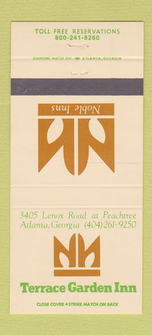 Matchbook Cover - Terrace Garden Inn Atlanta GA Noble Inns 30 Strike