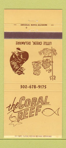 Matchbook Cover - Coral Reef Little Creek DE 30 Strike