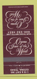 Matchbook Cover - Ozona Inn of the West Ozona TX 30 Strike