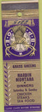 Matchbook Cover - Matchbook Cover Elks Club Hardin MT