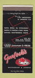 Matchbook Cover - Garloch's Restaurant Lockport NY 30 Strike