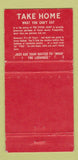 Matchbook Cover - Dan Stampler's Steak Greenwich Village New York City 30 Strike