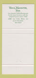 Matchbook Cover - Tam O'Shanter Inn Los Angeles CA 30 Strike