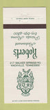 Matchbook Cover - Robert's Restaurant Knoxville TN 30 Strike